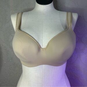 Seamless Tan Women's Bra Cacique lightly lined underwire 38DD